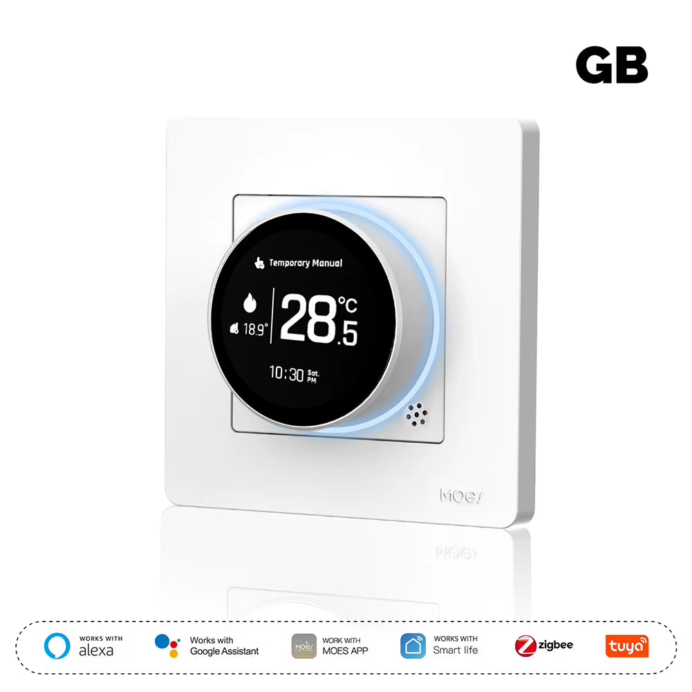 Smart Thermostat Smart Home Heating Knob Thermostat for Electric Floor Heating Water/Gas Boiler