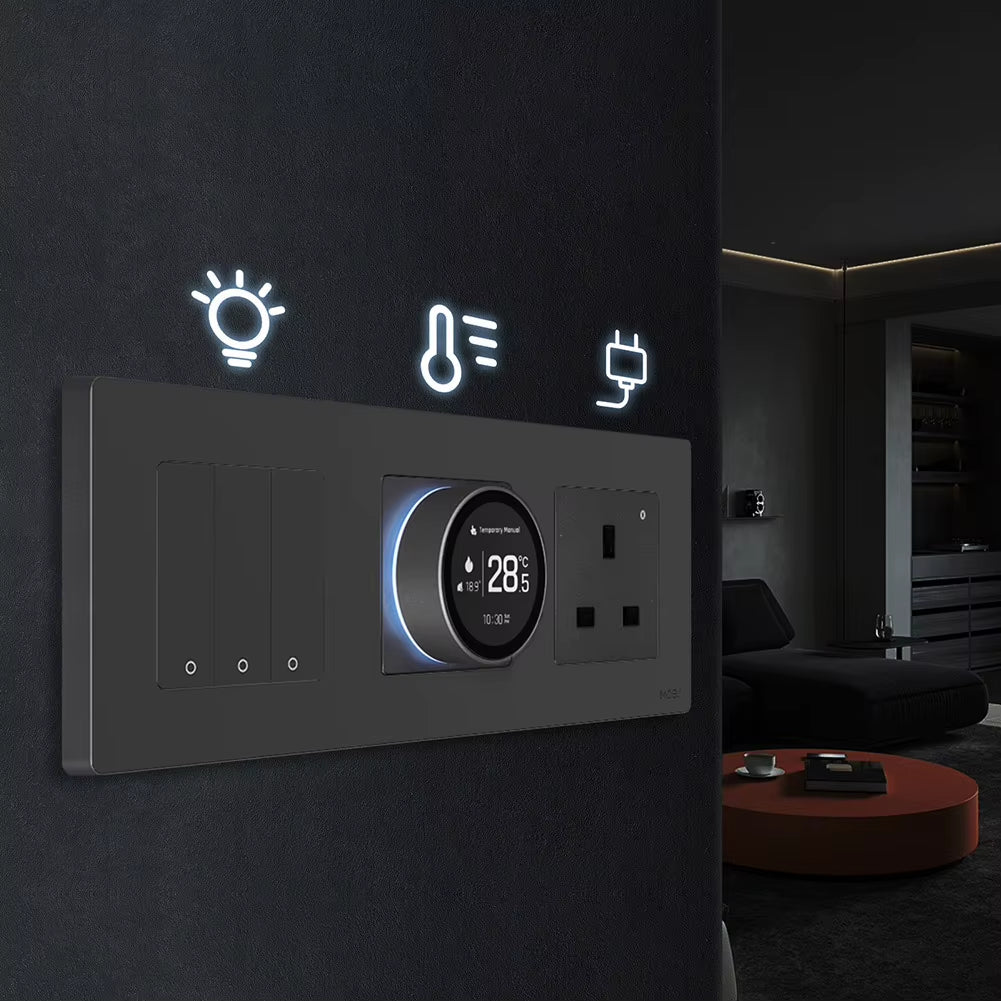 Smart Thermostat Smart Home Heating Knob Thermostat for Electric Floor Heating Water/Gas Boiler