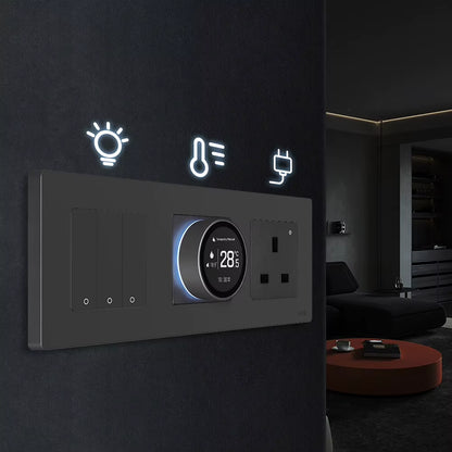 Smart Thermostat Smart Home Heating Knob Thermostat for Electric Floor Heating Water/Gas Boiler