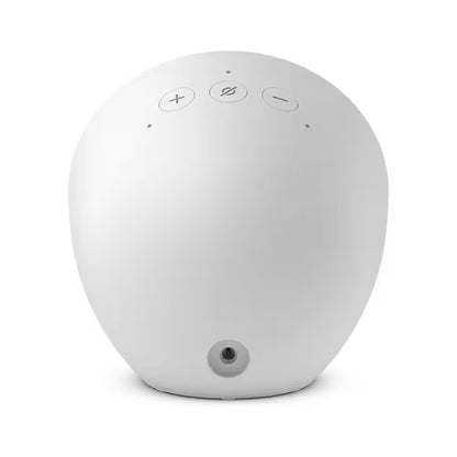 Echo Spot (2024 Release) Smart Alarm Clock with Vibrant Sound plus Alexa, Glacier White